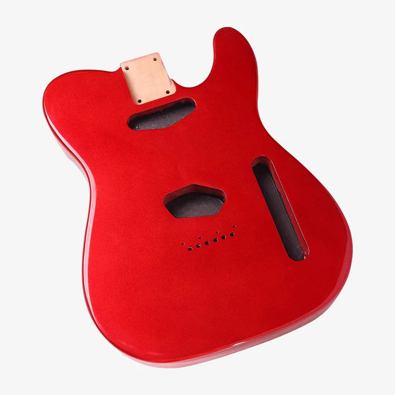High- quality TL guitar body Alder Metal Red DIY Finish electric guitar part for Telecaster