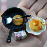 1 Set 1/6 Scale Miniature Dollhouse Muffin Butter Mini Play Food for Blyth BJD Doll Accessories Toy