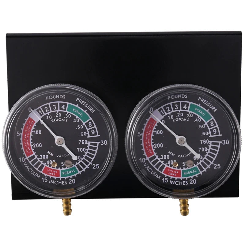 Motorcycle Carb Carburetor Fuel Vacuum Balancer Gauge Sync Gauges 2-Carb Fuel Supply System Universal