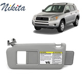 For Toyota RAV4 Gray Beige Sun Visor Left Right Side Car Sunvisor Shade Driver Side 2006 2007 2008 2009 2010 2011 2012