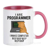 Engineer Mugs Computer Programmer Cups Programming Debugging Teaware Tea Coffee Coffeeware Geek Nerd Coworker Gift Coder Unicode