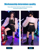 ZZL K-PoP Clothes Girl model eco-friendly catwalk fashion fashion children's catwalk costume children's jazz dance clothing suit