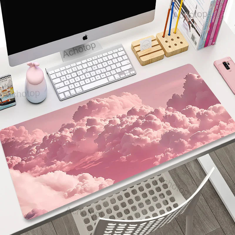 Kawaii Gaming Mouse Pad Large Mousepad Computer Game Keyboard Laptop Mouse Mat 400x900 Anime Desk Mats Play CS GO LOL Mause Pad