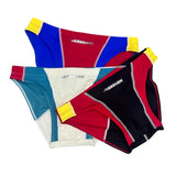 Sexy Mens Swimming Swimsuit Briefs Bikini Pouch Swim Bottom Beach Shorts Underwear Patchwork Surfing Swimwear For Male