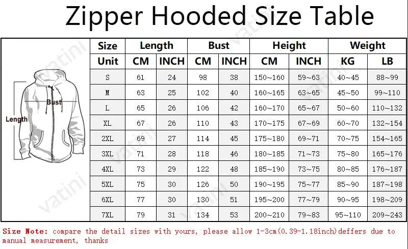 New Fashion 3D Print  SLAYER ROCK  Zipper Hoodies Zip Up Hooded Sweatshirts Harajuku Hoodie Hip Hop Sweatshirts