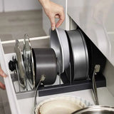 Kitchen Accessories Pot Rack Pot Pan Kitchen Organizer For Storage Cabinet Kitchen Holder Pans Pots Lid Organizer Rack