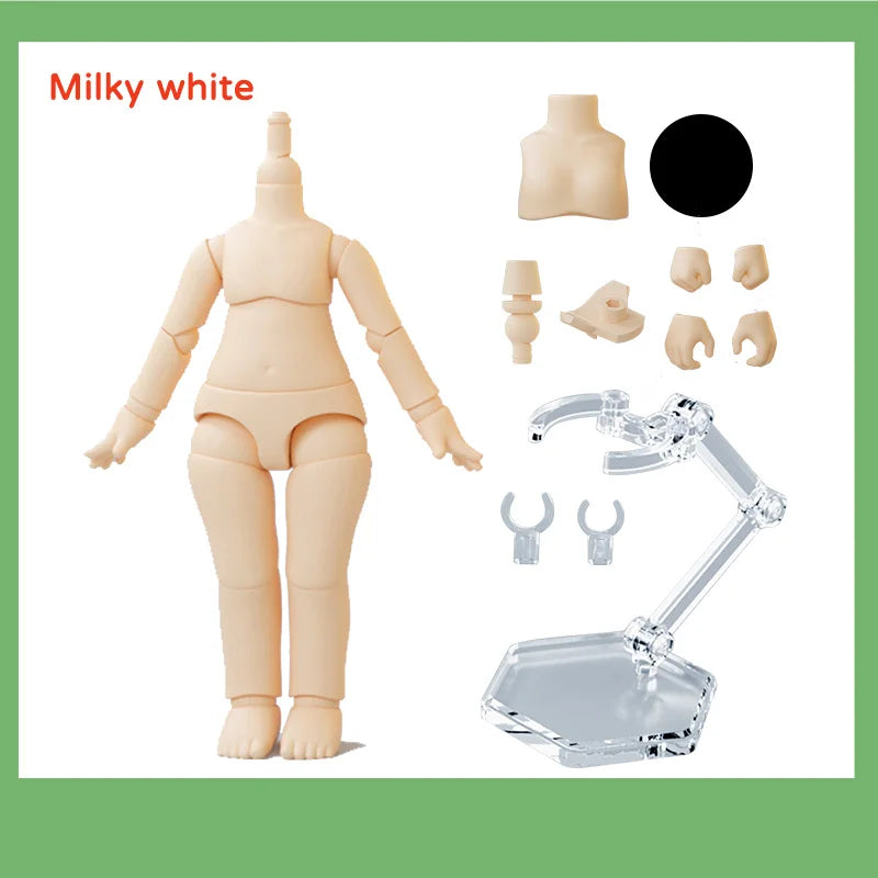 YMY 2nd Generation Doll Body Ob11 Doll Spherical Removeable Joint Body Doll For Penny, GSC, Molly, Obitsu 11, NendoroidS Head