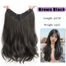 AS-Part Synthetic Clip In Hair Extension Long Thick Curly Natural Blonde Flase Hair Hairpieces For Women Heat Resistant