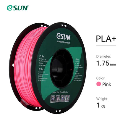 eSUN PLA+ Filament For 3D Printer 10Pcs 1.75mm PLA Plus 3D Printer Filament Accuracy +/- 0.03mm 10KG  PLA+ 3D Printing Material