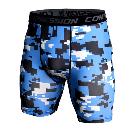 Men Running Shorts Summer Camo Sportswear Male Short Pants Muscle Gym Fitness Sport Tights Workout Training Compression Shorts