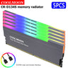 COOLMOON CR-D134S RAM Heat Spreader 5V 3PIN Male/Female Addressable Memory Cooler Heatsink Support RGB Controller for Desktop PC