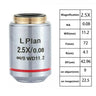 Long Working Distance Infinity Plan Objective Lens 2.5X 5X 10X 20X 50X 100X Metallurgical Microscope Accessory Parts Lens