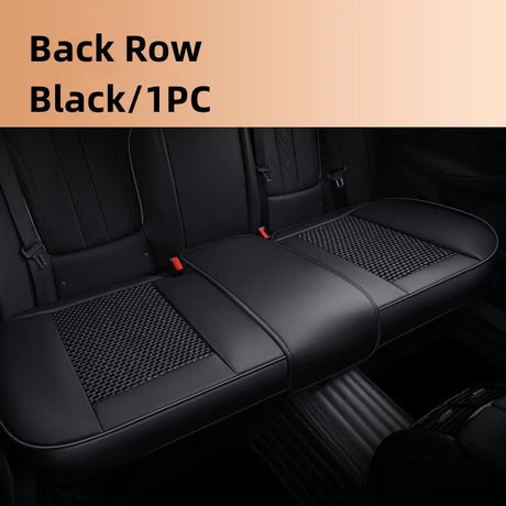 Car Seat Protector Cover Breathable PU Leather Driver Seat Non-slip Cushion Universal Size Luxury Car Interior Seat Mat Decorate