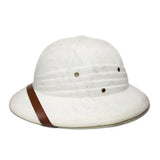 Y2k Parent-child Summer Straw Helmet Pith Sun Hats For Child Women Vietnam War Army Dome Hat Safari Jungle Miners British Cap