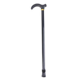 Adjustable Walking Stick Cane 2 Section Stable Anti-Skid Anti Shock  Crutch for Old Man Hiking