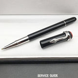 PPS Inheritance Series MB Red&Black Classic Fountain Rollerball Ballpoint Pen with Exquisite Snake Clip Writing Smooth