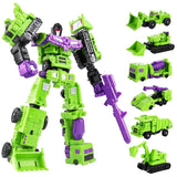 Transformation 6 in 1 Model MINI Devastator 22CM Action Figure Robot Plastic Toys BEST Gift Child Kid New