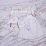 ICY DBS Blyth Doll dress 1/6 toy Clothes Lovely delicate lace princess skirt bow bjd outfits