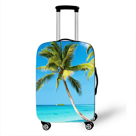 New Holiday style Print Luggage Cover for Travel Suitcase Protector Fits 18 ~32 Inch Zipper Elastic Suitcase cover