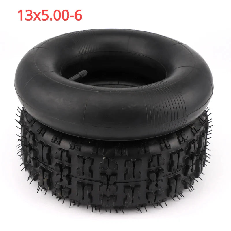 Front 4.10-6 Rear 13X5.00-6 inch hub tires Snow plow tires Butterfly tires 13*5.00-6 inch beach tires