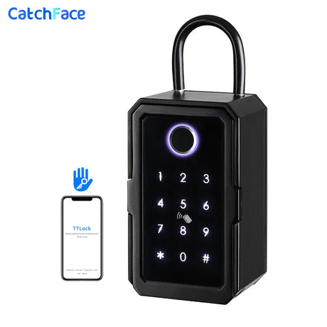 Key Box Outdoor Waterproof Safe Security Intelligent Password Storage Box Tuya or TTLock APP Anti-theft box