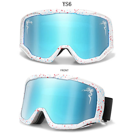 New Style Snow Goggles Double Layers Ski Snowboard Glasses Snowmobile Eyewear Outdoor Sport Cycling Googles