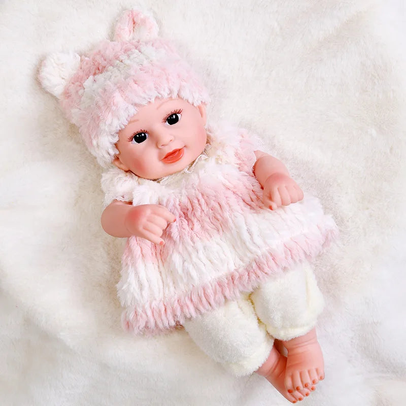 30cm Reborn Baby Dolls Realistic Dolls Toys Girl Real Lifelike Baby Dolls Reborn Full Body Silicone Baby Doll Christmas Gifts