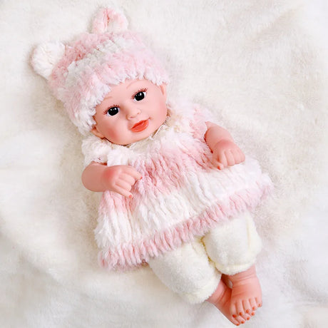 30cm Reborn Baby Dolls Realistic Dolls Toys Girl Real Lifelike Baby Dolls Reborn Full Body Silicone Baby Doll Christmas Gifts