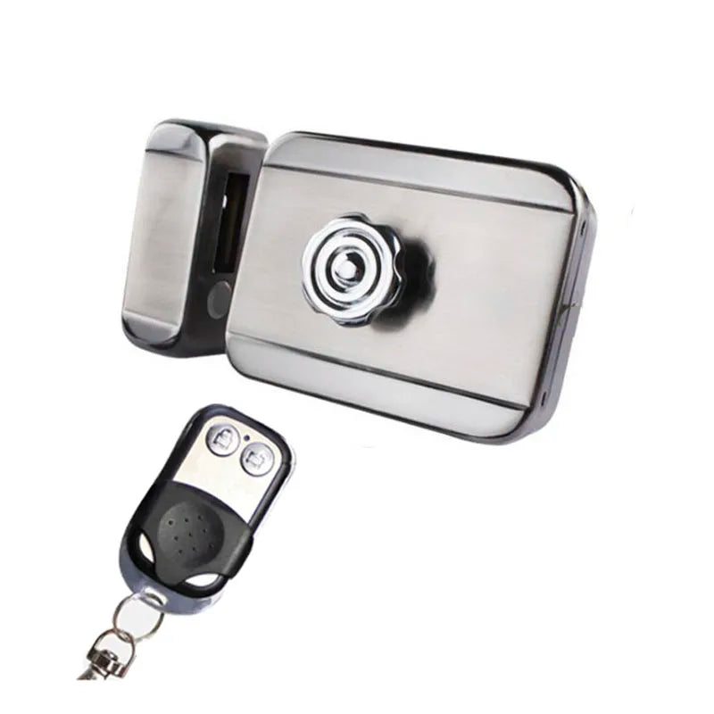 AA Battery Driven Remote Control Electric Lock Hidden Door Lock Key Electronic Door Lock Home Access control system