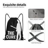 The Cure Robert Smith Logo Drawstring Backpack Sports Gym Sackpack String Bag for Running