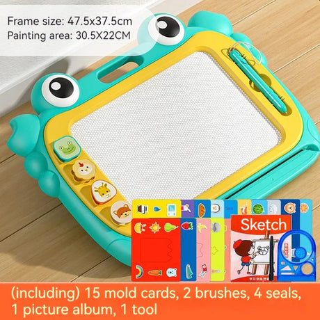 Drawing Board For Kids Magnetic Drawing Board Toy Household Graffiti Board Baby's Writing Board Magnetic Color Painting Frame