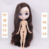 ICY DBS Blyth Doll 1/6 Joint Body 30CM BJD toys Natural shiny face with extra hands AB DIY Fashion Dolls girl gift