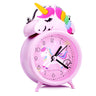 Pink Unicorn Children's Alarm Clock Cartoon Desktop for Kids Bedroom Home Decor Alarm Clock Bedside Table Child alarm Gifts