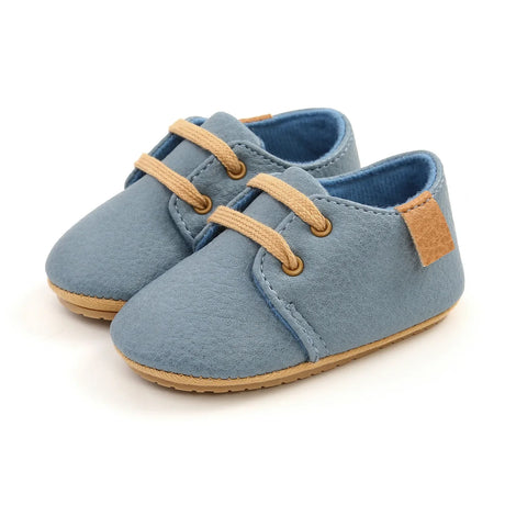 New Baby Shoes Retro Leather Boy Girl Shoes Multicolor Toddler Rubber Sole Anti-slip First Walkers Infant Newborn Moccasins