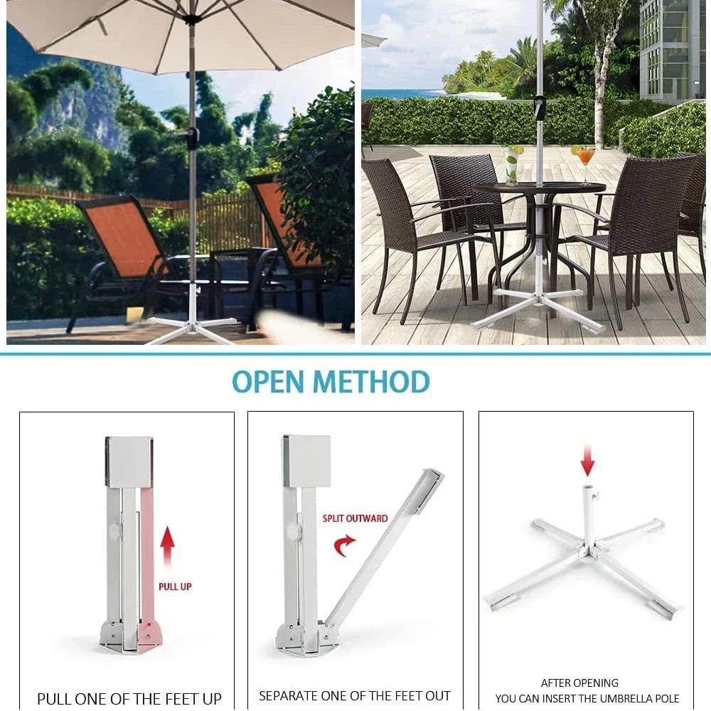 Folding Fishing External Sun Beach Umbrellas Hanger Stand And Garden Terrace Parasols & Bases Patio Stand Furniture Holder Tent