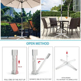 Folding Fishing External Sun Beach Umbrellas Hanger Stand And Garden Terrace Parasols & Bases Patio Stand Furniture Holder Tent