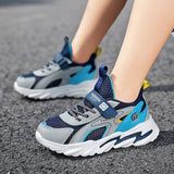 2024 Summer Kids Breathable Sneakers Mesh Lightweight Easy Walk Casual Sport Strap Athletic Running Shoes for Boys Girls