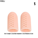 2Pcs Silicone Gel Thumb Corrector Bunion Foot Toe Hallux Valgus Protector Separator Finger Straightener Adjuster Foot Care Tool