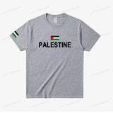 Women's Palestine Plus Size Cotton Name Palestine Map Men's T-Shirt Cotton T-Shirt Top Gaza T-Shirt Fashion T-Shirt Clothing