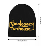 Iggy Pop Bonnet Hats Stooges Fun House Shirt Beanie Hats Custom Knitted Hat Autumn Funny Men Women Unisex Kpop Head Wrap Caps