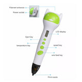 Magical 3D Drawing Pen for Kids - Creative Christmas Gift with LCD Screen Display