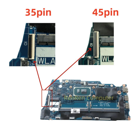 GDM50 LA-L241P For Dell Inspiron 15 3511 Vostro 15 3510 Laptop Motherboard DDR4 With i3/i5/i7-11th Gen CPU 05PD08 0042CN 0818KM