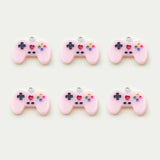 Randomly 6/10Pcs Colorful Resin Game Controller Charms Pendants For Jewelry Making DIY Earrings Necklace Bracelet Handmade