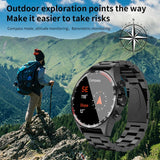 2024 New Bluetooth talk smart watch multi-functional Bluetooth sports waterproof meter step heart rate blood oxygen men's watch