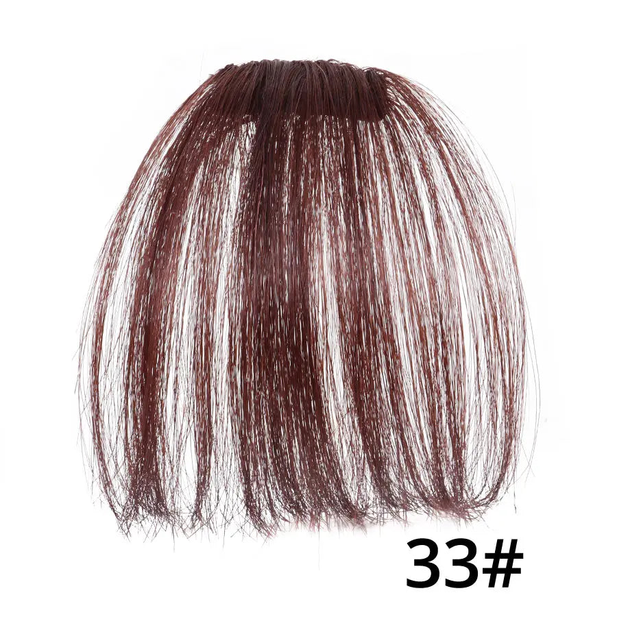 Synthetic Bangs Hair Clip In Hair Extensions Wispy Bangs Clip On Fringe Air Bangs For Women Hairpieces Curved Bangs For Girls