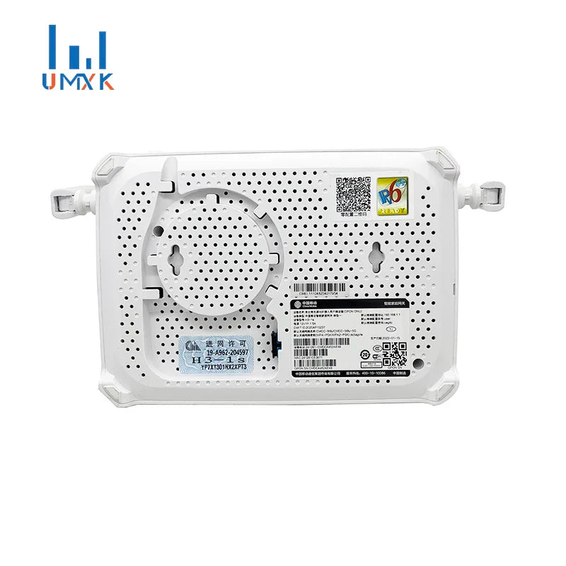 UMXK-GPON ONU ONT H3-1S 4GE WLAN 2.4G 5G WiFi FTTH Router Fiber Optic Networking Equipment, Global Version,English version