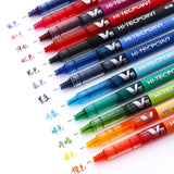 12Japanese Pilot BX-V5 Gel Pens Hi Tecpoint Straight Liquid Pen Large Capacity Quick-drying Ink 0.5mm Needle Point Stationery