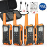 4PCS Baofeng F22 PMR446 /FRS Walkie Talkie Portable Mini Communication Radio Profesional Talkie Walkies With Portable Suitcase