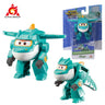 Super Wings S6 Tino 2 inches Mini Transforming Anime Deformation Plane Robot Action Figures Transformation Kids Toys Gifts