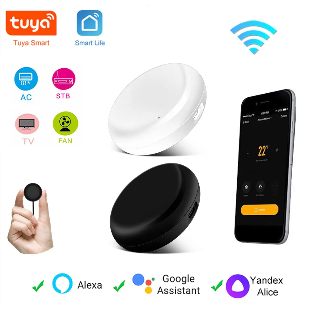 Wifi Smart Universal IR Remote Control DIY Infrared Remote Control for TV Air Conditioner Via Alexa Google Home Tuya Smart Life